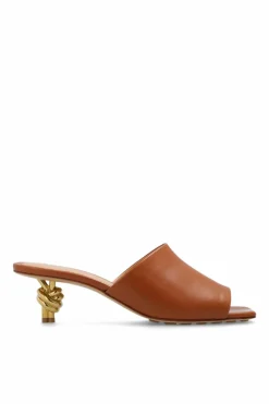 Bottega Veneta BROWN Leather mules