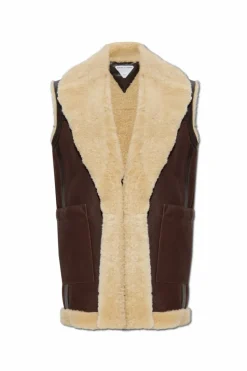 Bottega Veneta BROWN Leather vest
