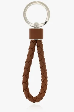 Bottega Veneta BROWN Leather keyring