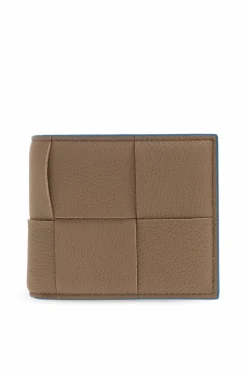 Bottega Veneta BROWN Leather bifold wallet