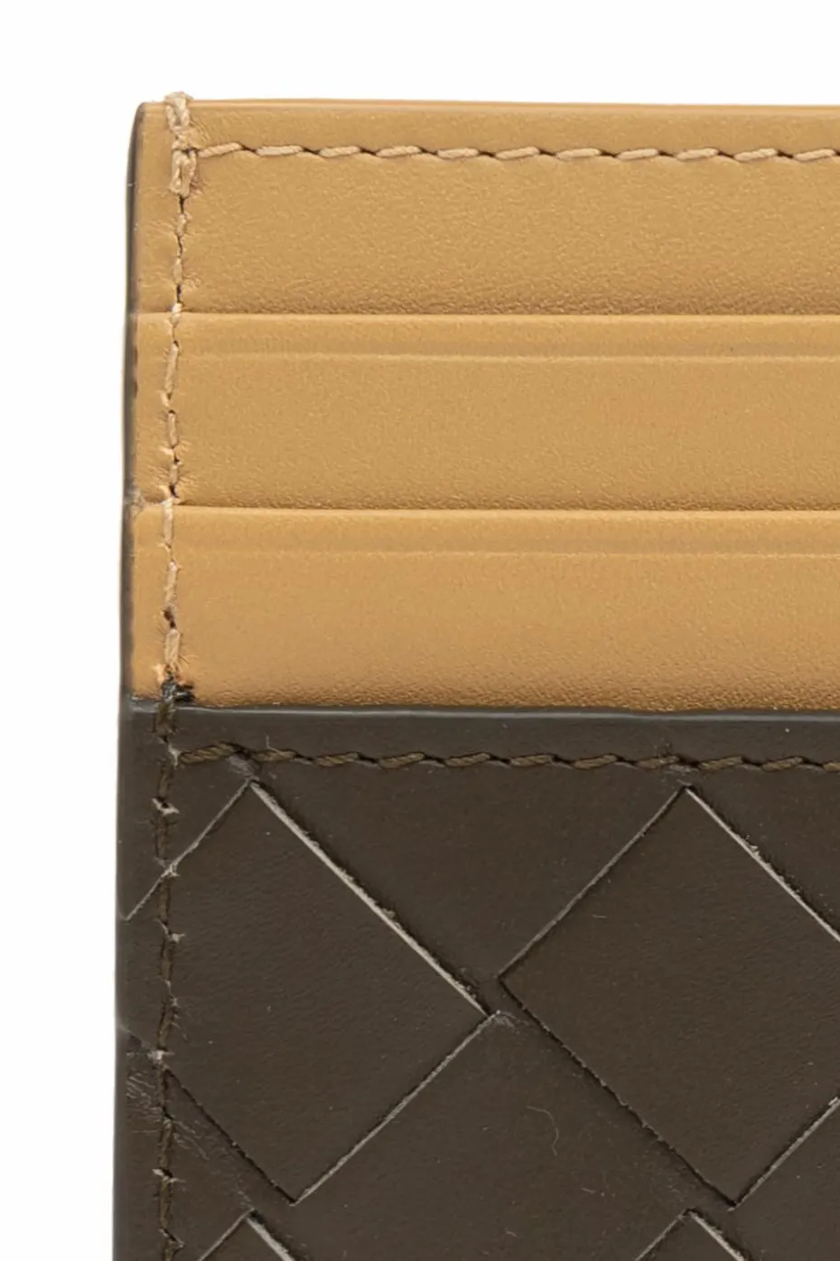 Bottega Veneta BROWN Leather Card Holder