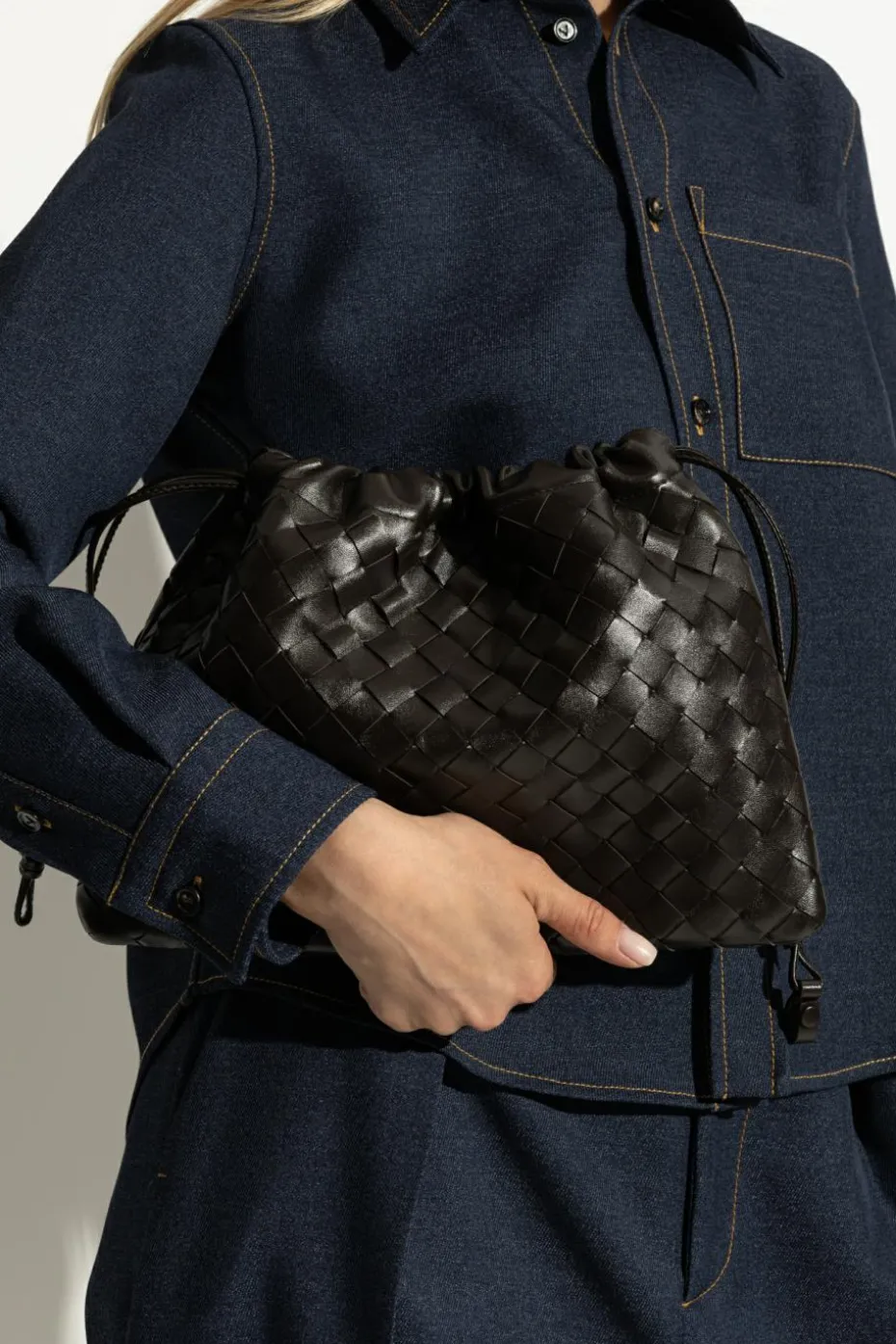 Bottega Veneta BROWN Shoulder bag `Dustbag`