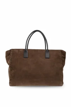Bottega Veneta BROWN Suede shopper bag