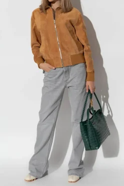 Bottega Veneta BROWN Suede jacket