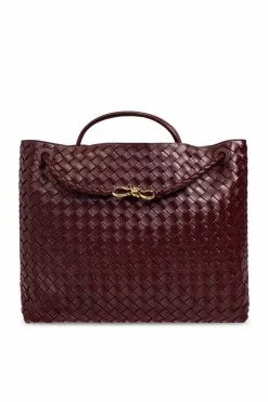 Bottega Veneta BURGUNDY Handbag Andiamo Large