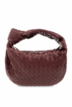 Bottega Veneta BURGUNDY ‘Jodie Teen’ hobo bag