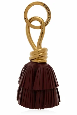 Bottega Veneta BURGUNDY Keyring with pendant