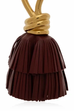 Bottega Veneta BURGUNDY Keyring with pendant