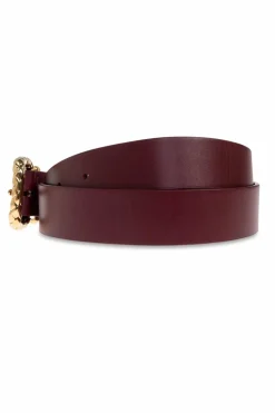 Bottega Veneta BURGUNDY Leather belt