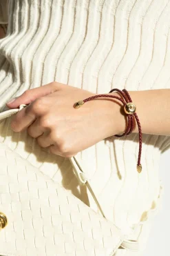 Bottega Veneta BURGUNDY Leather bracelet