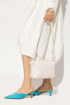 Bottega Veneta cream ‘Cassette Small’ shoulder bag