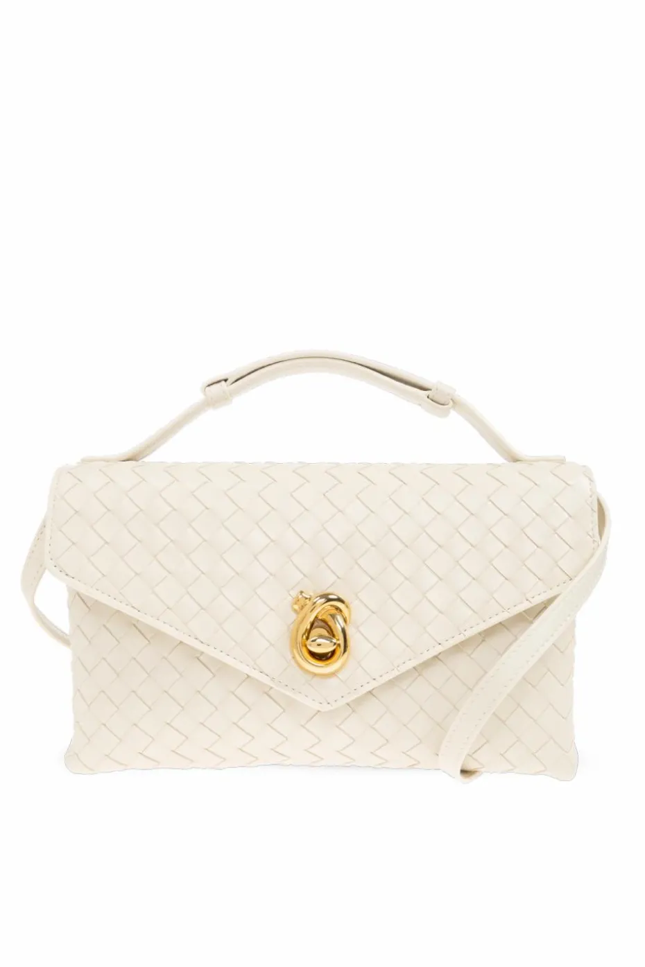 Bottega Veneta cream Handbag "Knot Lock Medium"