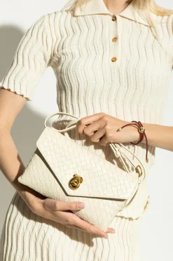 Bottega Veneta cream Handbag "Knot Lock Medium"
