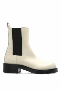 Bottega Veneta cream Heeled ankle boots Cliff