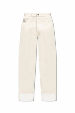 Bottega Veneta cream Jeans with pockets