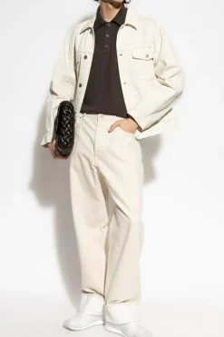 Bottega Veneta cream Jeans with pockets