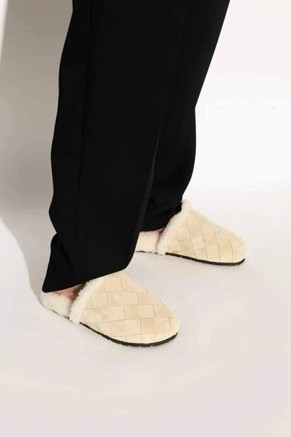 Bottega Veneta cream Slides Reggie