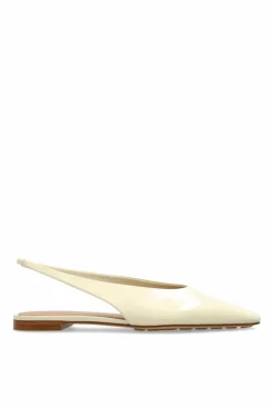 Bottega Veneta cream Sofia open-back shoes