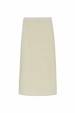 Bottega Veneta cream Wool skirt