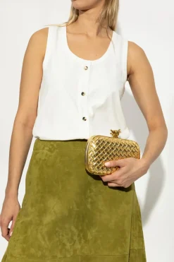 Bottega Veneta GOLD Bag Knot Small