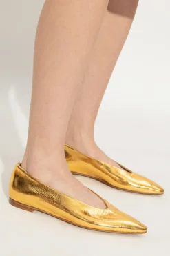 Bottega Veneta GOLD Ballerinas Sofia