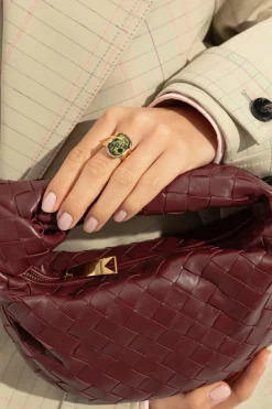 Bottega Veneta GOLD Brass ring