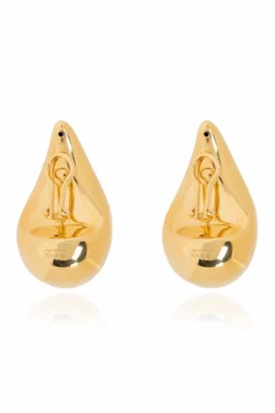 Bottega Veneta GOLD Drop Shaped Earrings