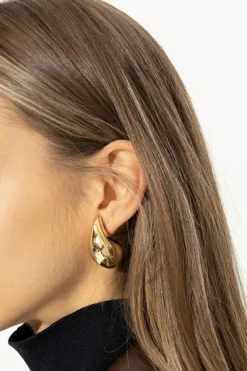 Bottega Veneta GOLD Drop-shaped earrings
