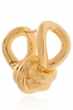 Bottega Veneta GOLD Earrings with weave