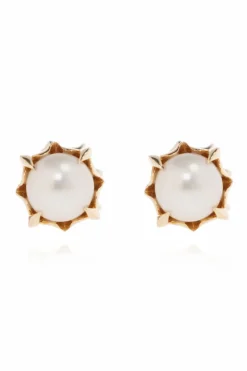 Bottega Veneta GOLD Earrings with pearls