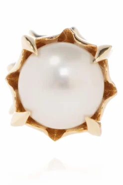 Bottega Veneta GOLD Earrings with pearls