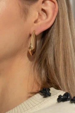 Bottega Veneta GOLD Earrings with decorative shape