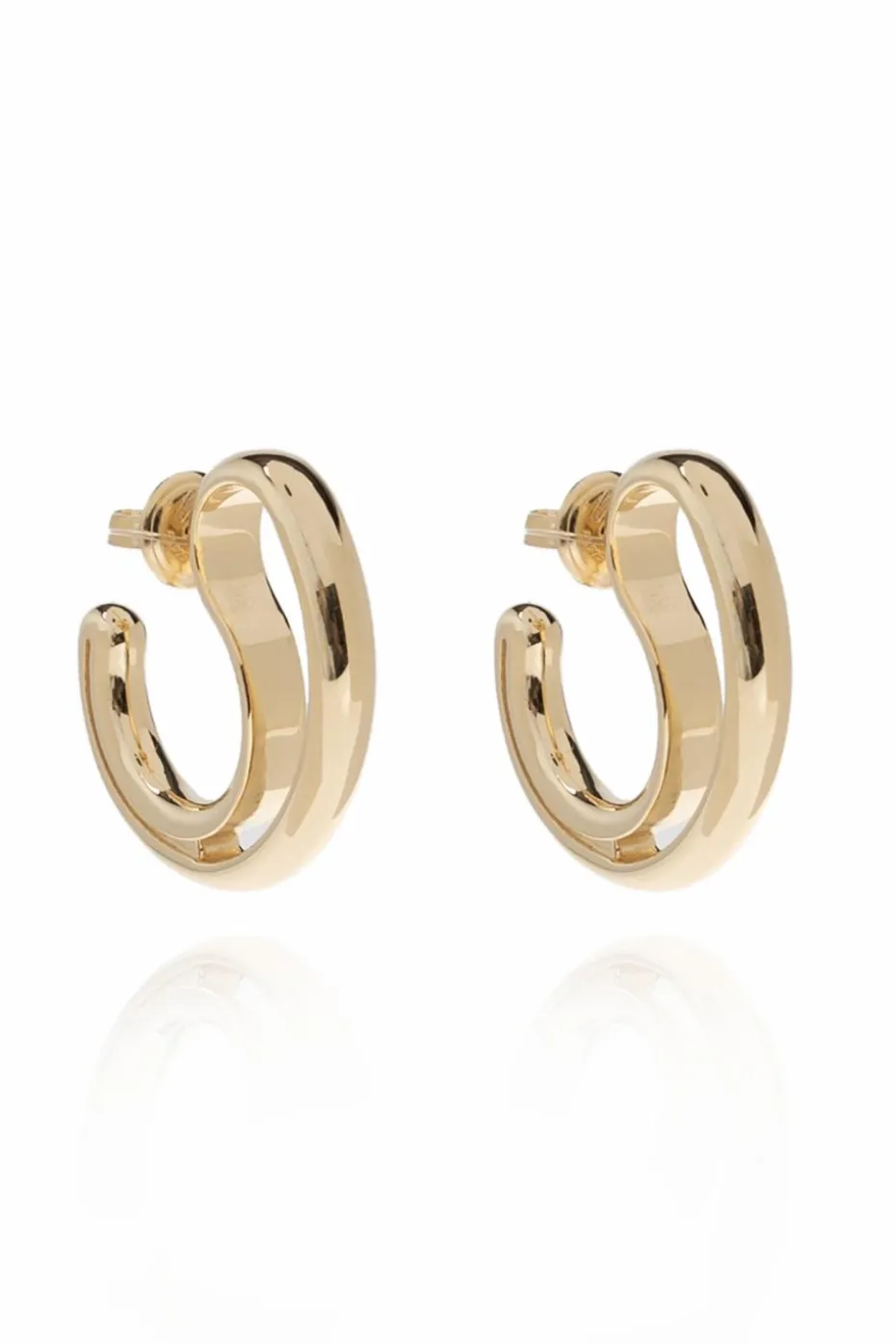 Bottega Veneta GOLD Earrings coated with 18-karat gold