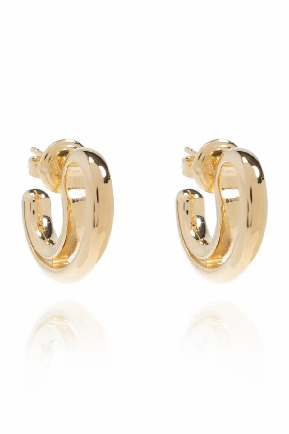 Bottega Veneta GOLD Earrings coated with 18-karat gold