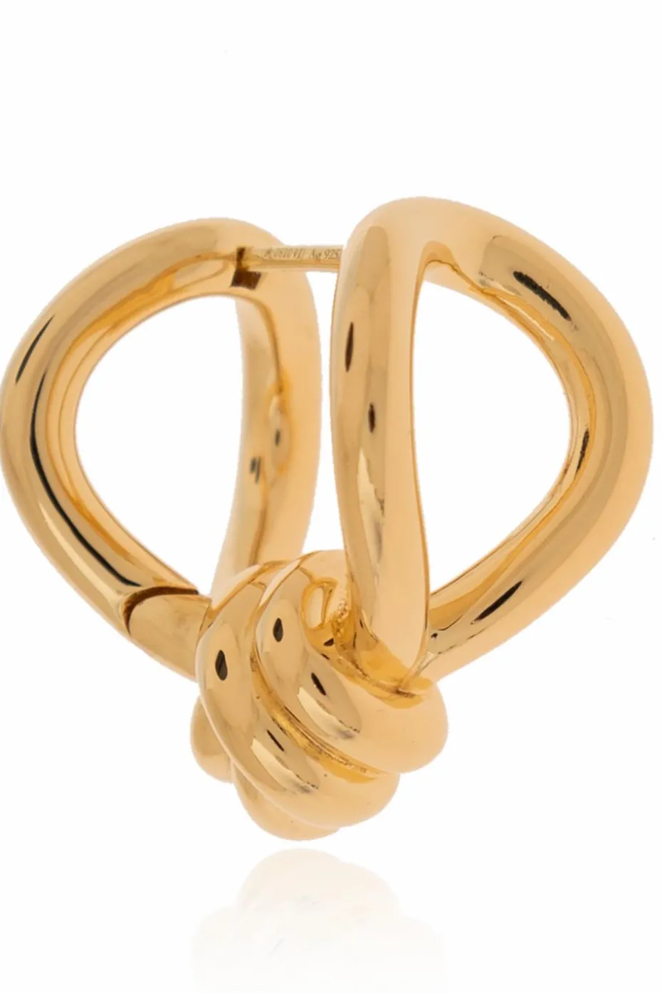 Bottega Veneta GOLD Earrings with weave