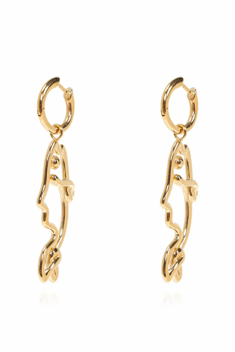 Bottega Veneta GOLD Fish-shaped earrings