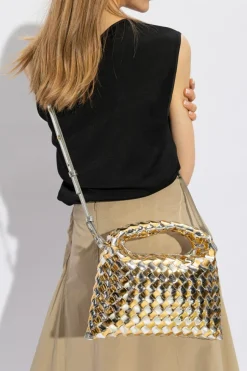 Bottega Veneta GOLD ‘Hop Mini’ shoulder bag