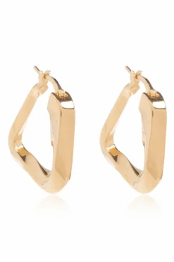 Bottega Veneta GOLD 18k gold-plated earrings