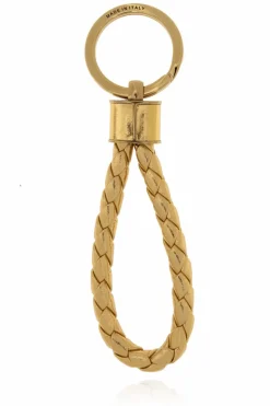 Bottega Veneta GOLD Leather keyring