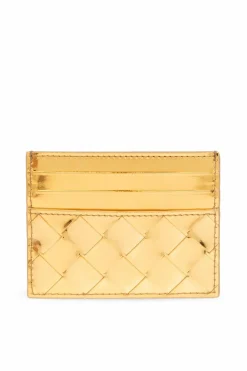 Bottega Veneta GOLD Leather card case