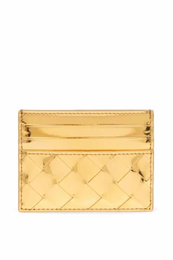 Bottega Veneta GOLD Leather card case