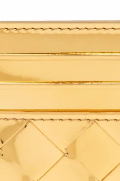 Bottega Veneta GOLD Leather card case