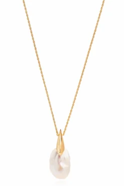 Bottega Veneta GOLD Pearl necklace
