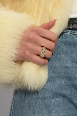 Bottega Veneta GOLD Silver Ring
