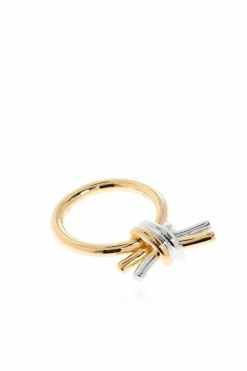 Bottega Veneta GOLD Silver ring