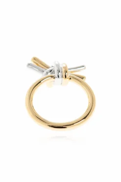 Bottega Veneta GOLD Silver ring