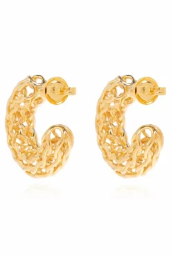 Bottega Veneta GOLD Silver earrings