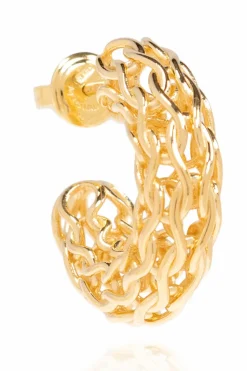 Bottega Veneta GOLD Silver earrings