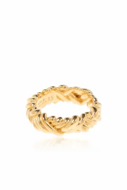 Bottega Veneta GOLD Silver ring