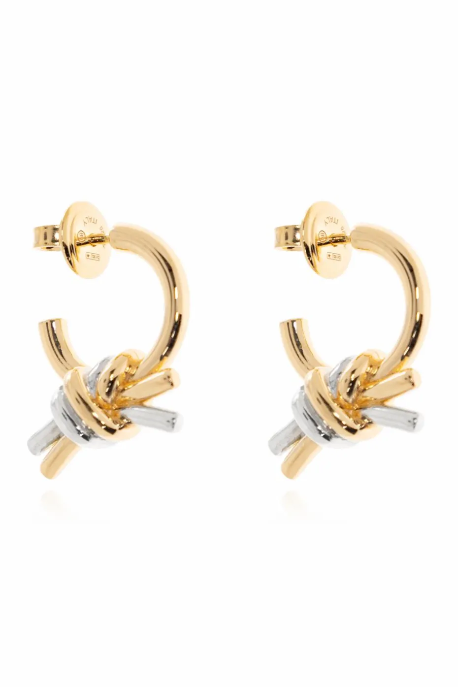 Bottega Veneta GOLD Silver earrings